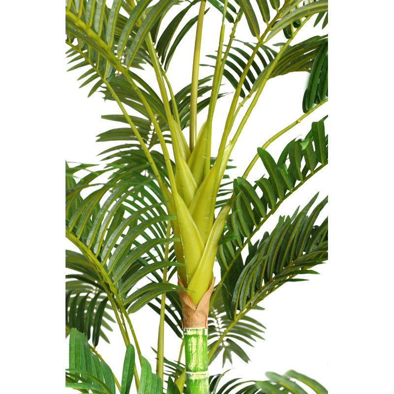 Palmier artificiel Panama en pot, 77"