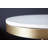 Chet Round Marble Top Metal Base Dining Table