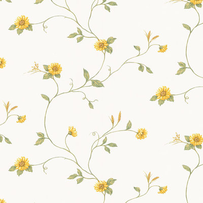 Laneer 32.7' x 20.5" Mini Sunflower Trail Wallpaper
