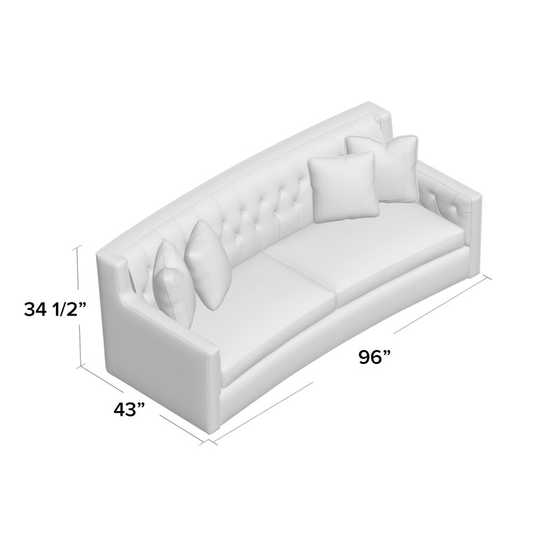 Candace Fabric Sofa, Akiko Graphite Performance 5534-011