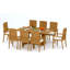 Goa Outdoor 9 - Piece Teak Dining Set