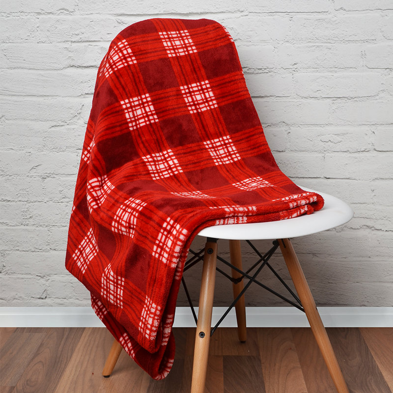 Couverture super douce Rustic Cabin, Rouge