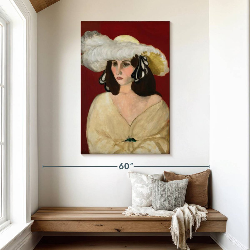 Plumes blanches Leisha, H 48 po x l 32 po
