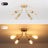 Fasnacht 4-Light 14.76" Sputnik Sphere Directional Spotlight Industrial Vintage Linear Light-1838351699