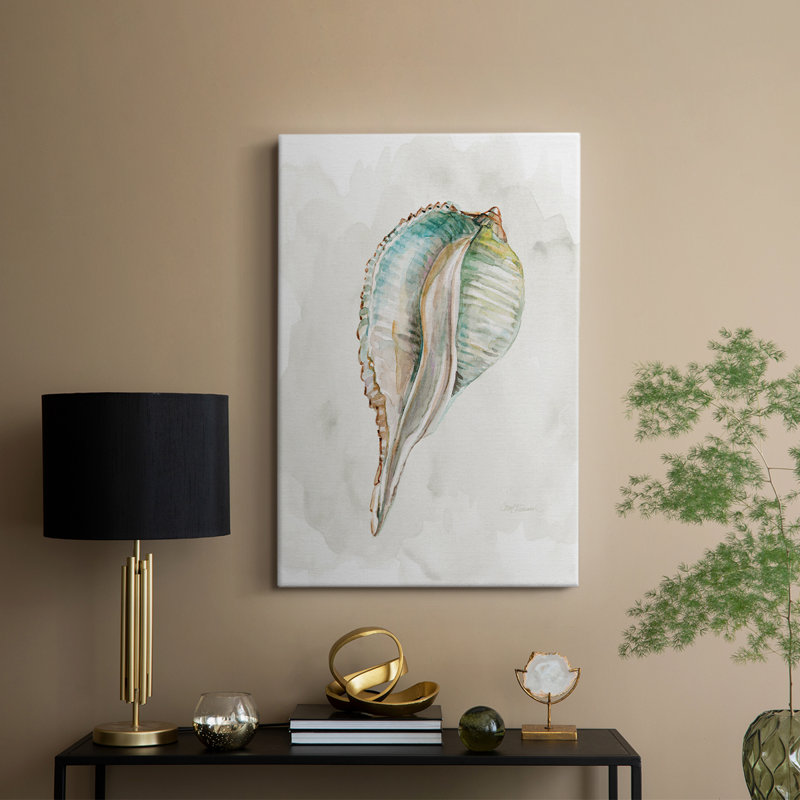 Pastel Shell I -Galerie enveloppée Cavas, H 48 po x l 32 po
