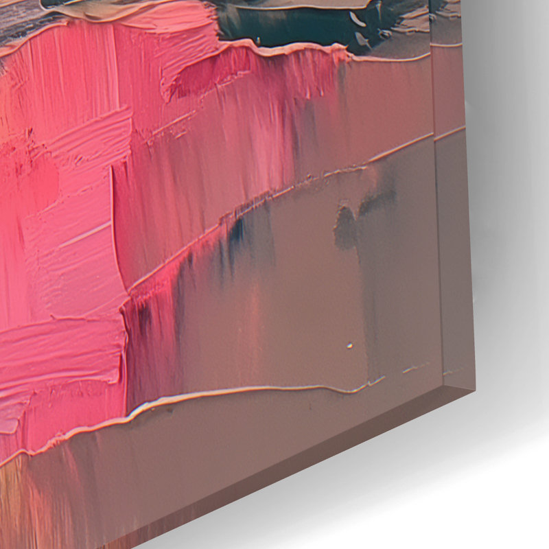 «Colored Sky» par Svetlana Aleynikova, art mural en verre acrylique, H 16 po x l 12 po x P 0,13 po