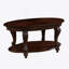 Table basse ovale en bois 42 pouces-784089856-784089857