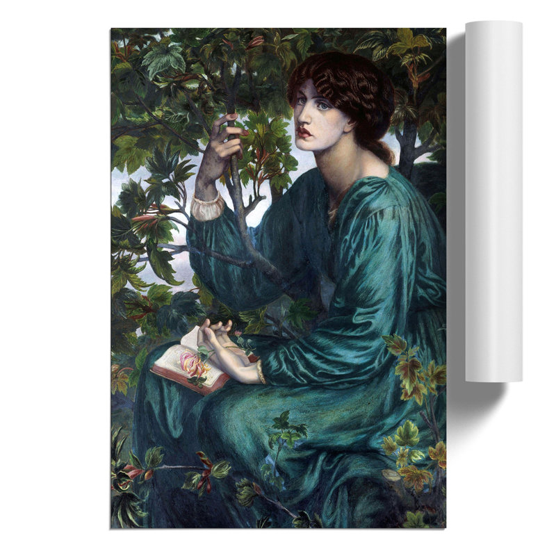 The Day Dream by Dante Gabriel Rossetti - No Frame Painting, 59cm H x 42cm W x 0.1cm D