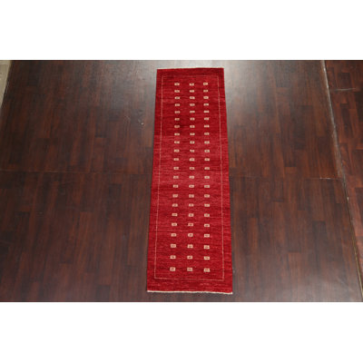 Tapis rouge rouge Gabbeh Kashkoli