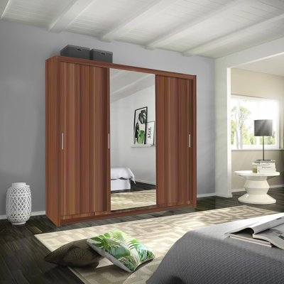 Ludora 3 Door Manufactured Wood Wardrobe