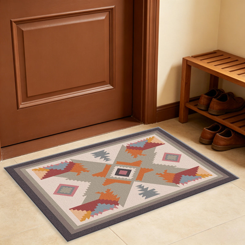 Southwest Multicolor   area rugs for Living Room, Soft and Comfortable, Suitable for all seasons, easy to maintain, machine washable Indoor floor mat, Under Table Farmhouse suitable for Bedroom, Dining Room, Study,  Balcony, Home Decor Patio