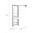 Lenox 1Drawer 4Shelf Closet System White