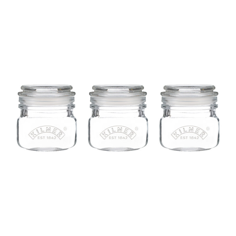 Kilner Square Push Top Jars 250ML