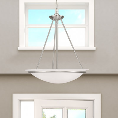 Luminaire suspendu de style lanterne à 3 lumières Tuckerman