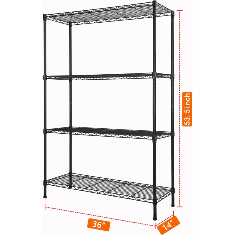 36'' W Metal Shelving Unit