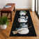 Premium Machine Washable Ingrassellino AMF1826 Happy Snowmen Holiday Rug
