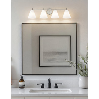 Lavabo / vasque 4 lumières Fusion - Nickel brossé Fusion