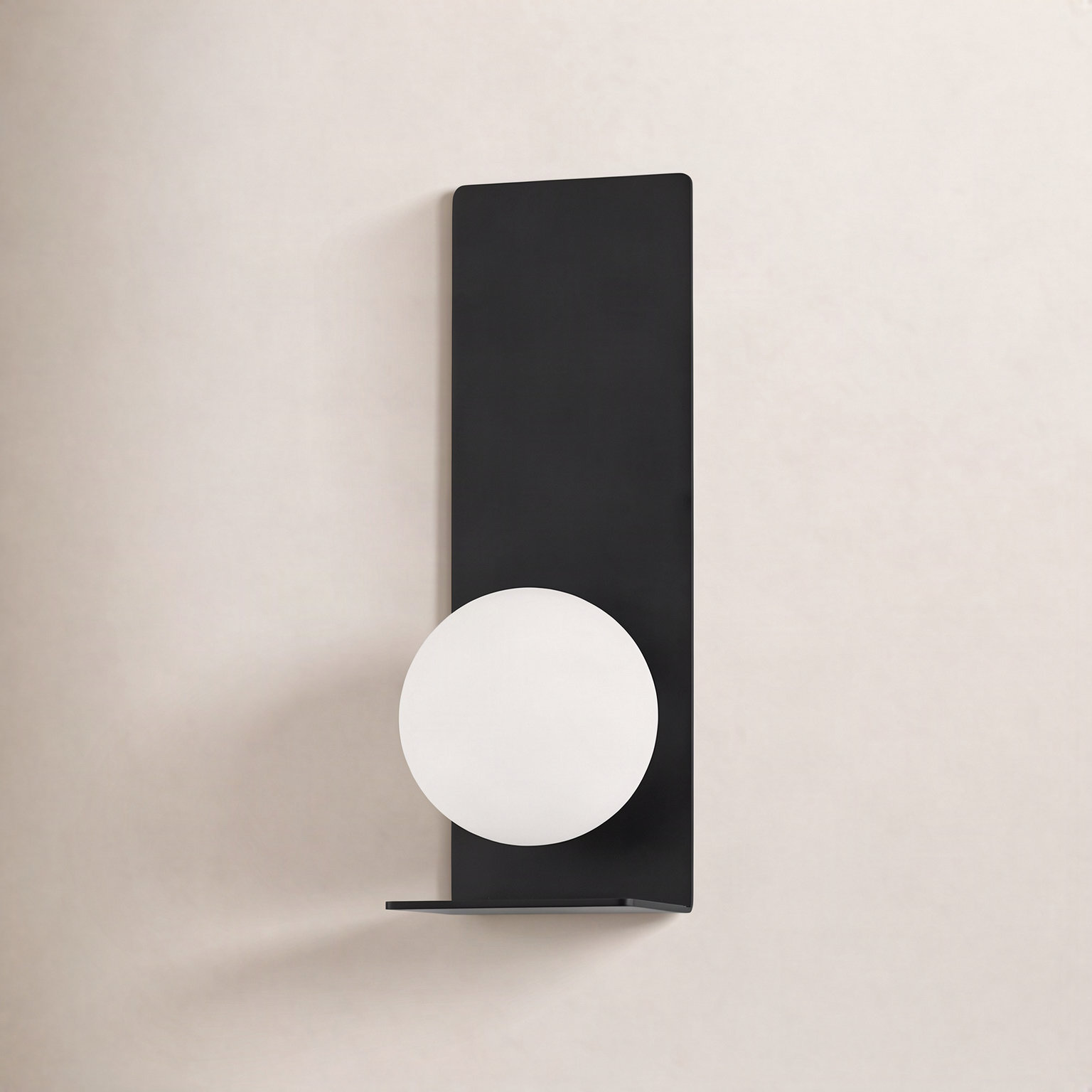 Yiva Single Light Glass Dimmable Flush Mounted Sconce, Old Bronze