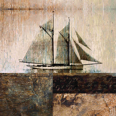 Sail Boat  Wrapped Canvas Print