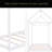 Twin Size Wooden House Bed-1411228545