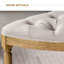 Banc rembourré beige