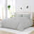 Pinch Pleat Textured Duvet Cover Set-463085928-463085935