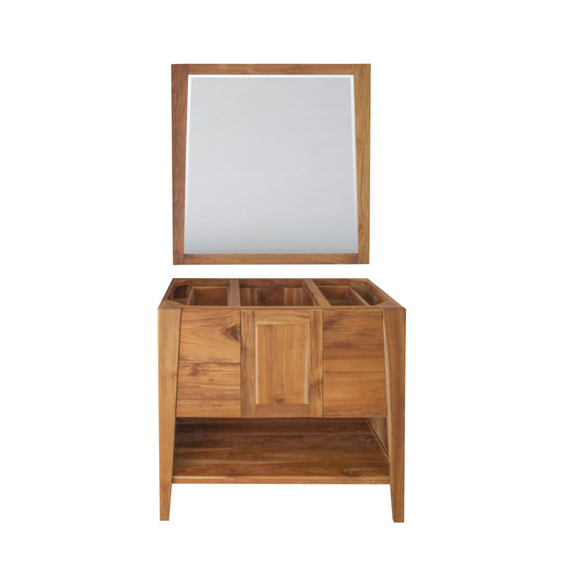Comptoir de meuble-lavabo simple 21 "brun