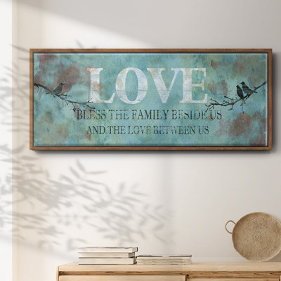 Amour entre nous - toile encadrée