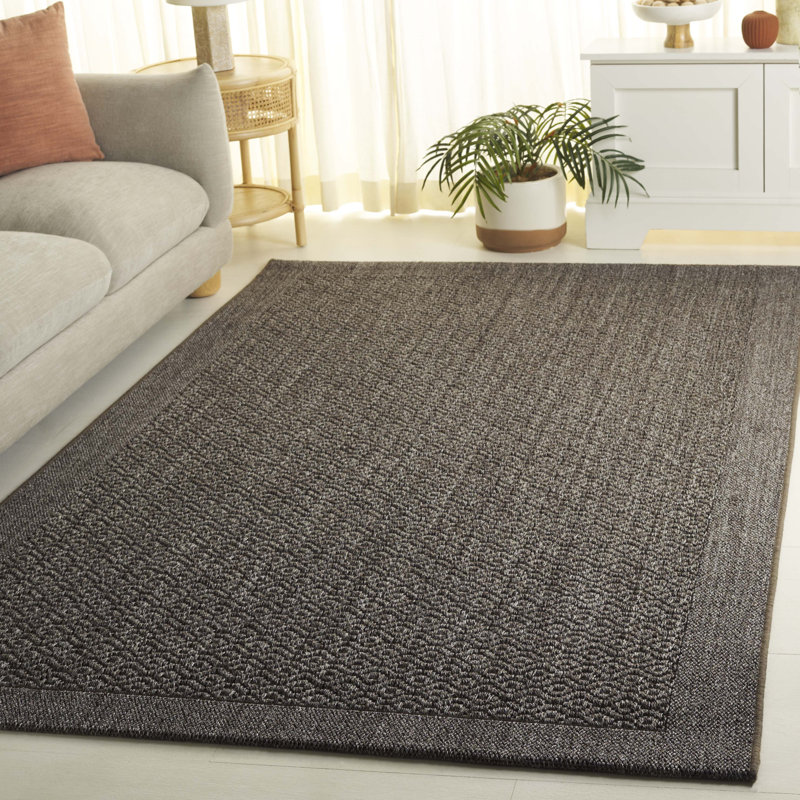 Tapis en sisal tissé jacquard Palm Beach, Rectangle de 5 pi x 8 pi