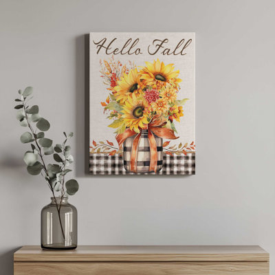 «Hello Fall Bouquet» par Nicole DeCamp, reproduction d'art