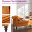Chaise longue en velours avec rangement UNABO, chaise longue ergonomique avec accoudoir gauche et coussin lombaire-129022221