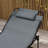 Outsunny 2 Piece Folding Chaise Lounge With 5Level Reclining Back, Outdoor Tanning Chair With Reading Face Hole, Outdoor Lounge Chair With Side Pocket & Headrest For Beach, Yard, Patio, Gray-793988592