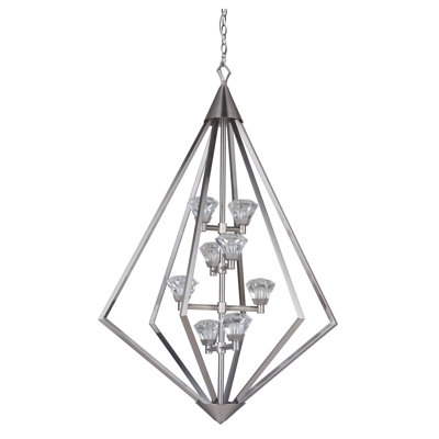 Errico 8 - Light Dimmable Geometric Chandelier