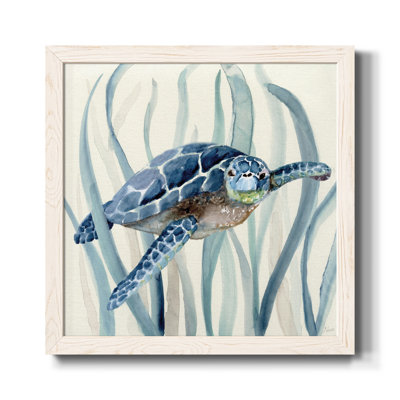 " Turtle in Seagrass I " Painting