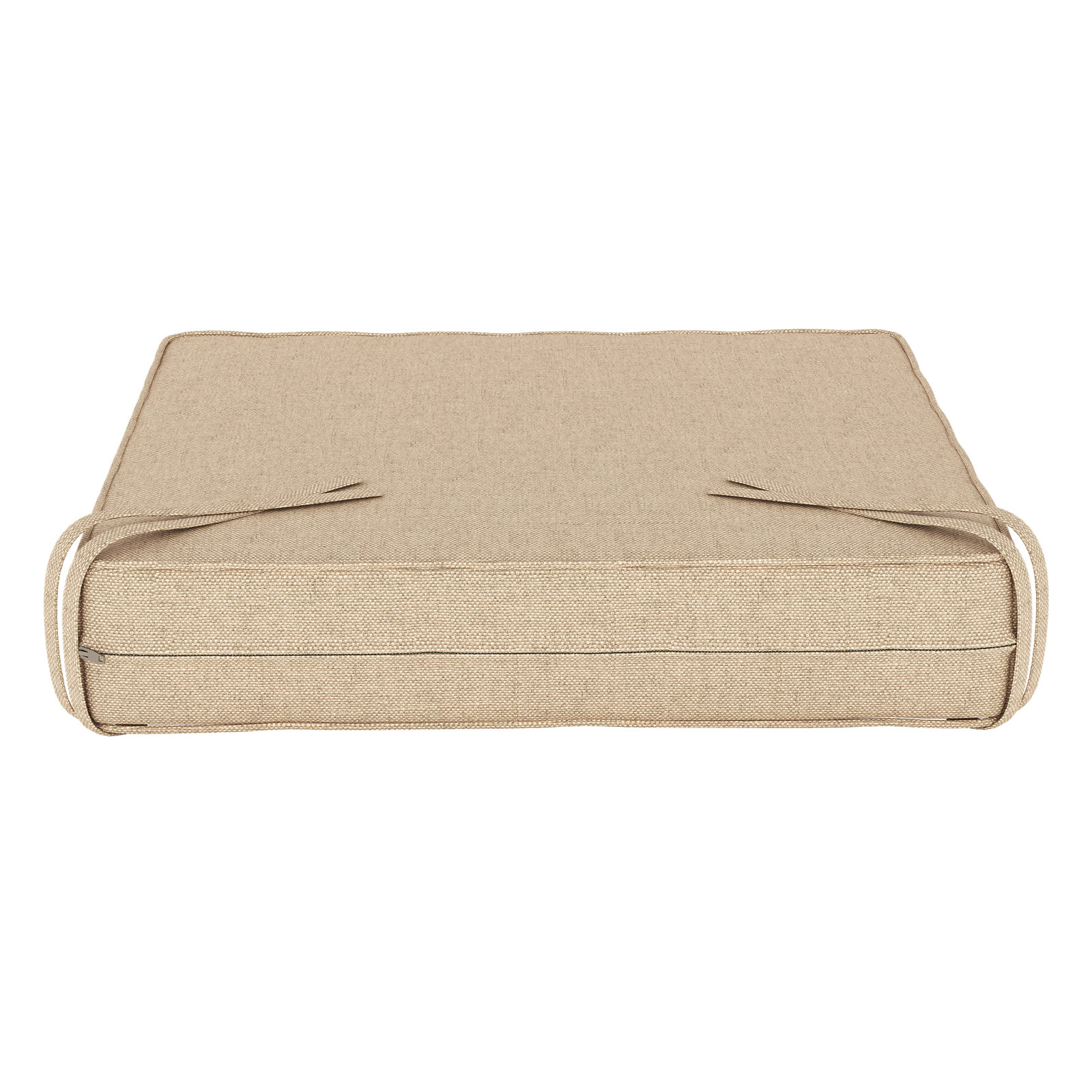 Sunbrella® Seat Cushion, Antique Beige Sunbrella® Canvas, 17" W x 17" D