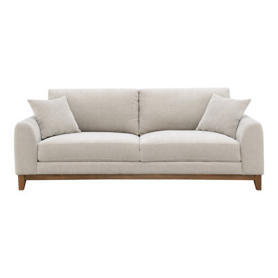 Celina Chenille Sofa With Throw Pillows