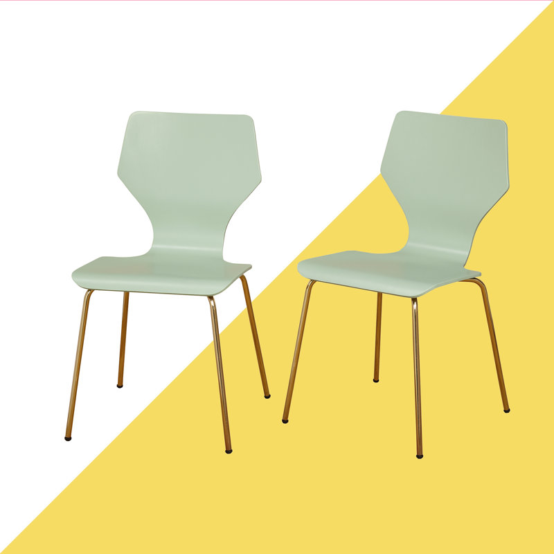Chaise d'appoint Stephanie, Menthe / Or