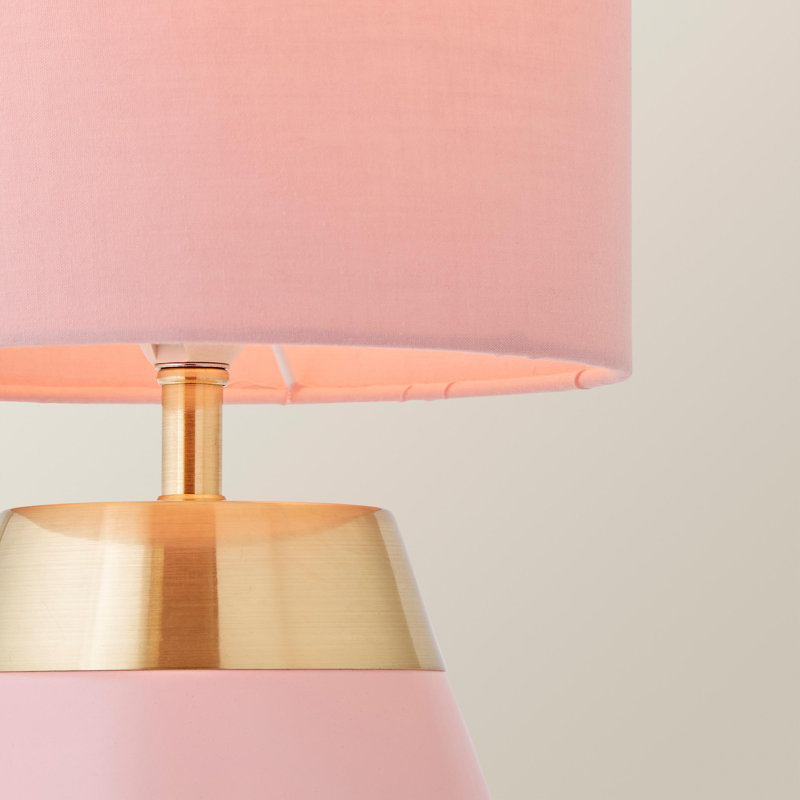 Allec Table Lamp, Pink, Pink