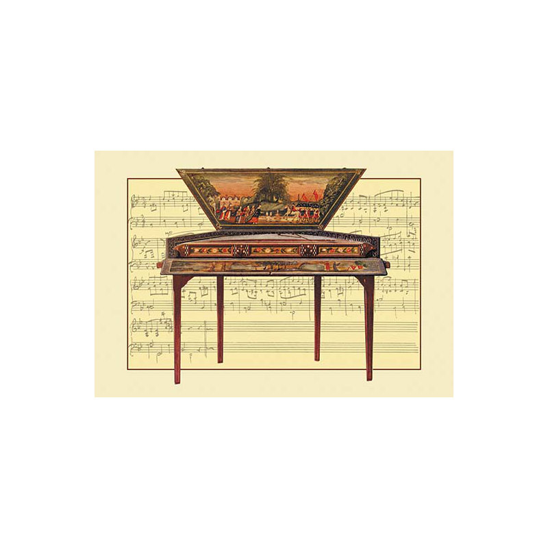 « dulcimer » par theodore thomas, impression encadrée