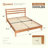 Solid Wood Low Profile Platform Bed-1844516361