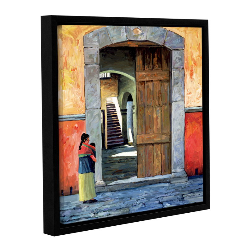 « guanajuato porte » par rick kersten, reproduction d’art sur toile tendue encadrée, H 36 po x l 36 po