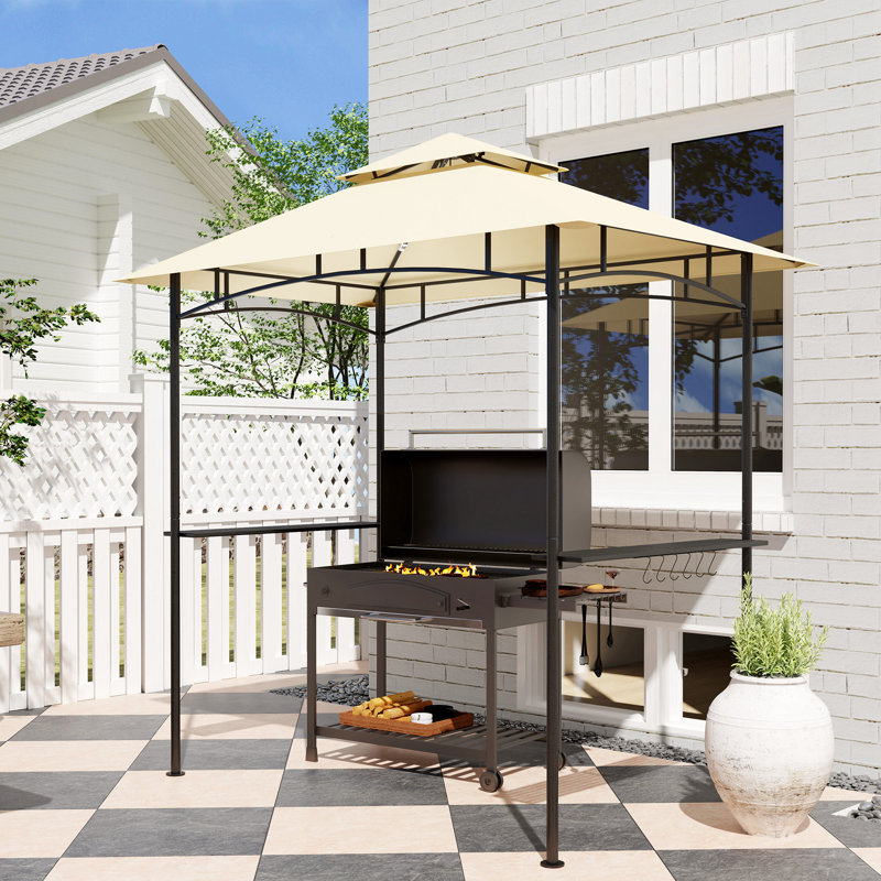 Pavillon de jardin 8 pi x 5 pi, Beige