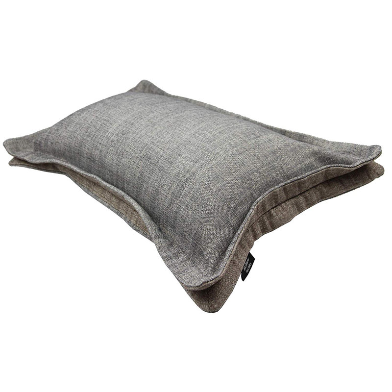 Winterport Rectangular Cushion, Grey, 40 x 60cm