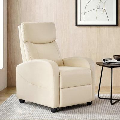 Canapé inclinable, fauteuil de massage, fauteuil oscillant avec repose-pieds et haut dossier