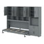 Lit escamotable mural avec placard et bureau Murphy-1249418842