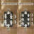 7-Piece Modern Black Dining Set For 6-517648832