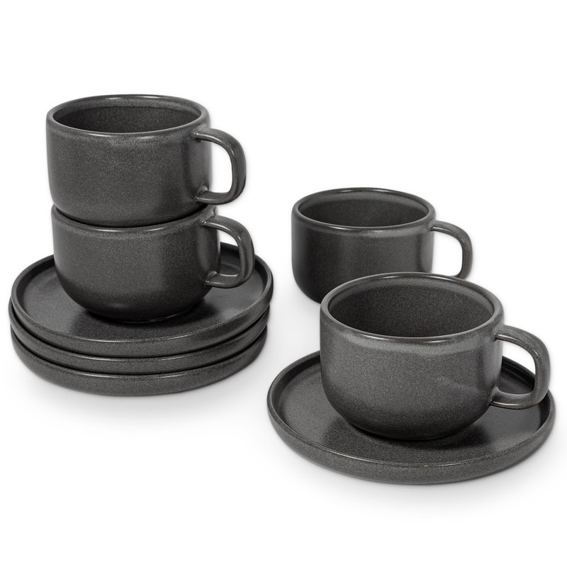 Ensemble de 4 tasses Parkview, 2,53 oz liq., Noir