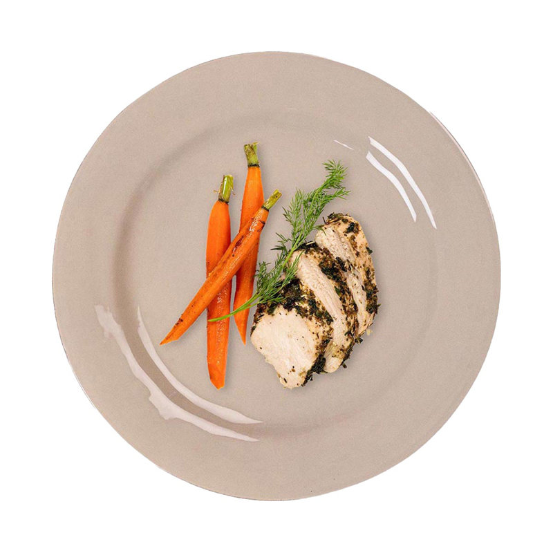 Puro Dinner Plate, Taupe