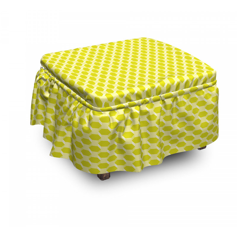 Box Cushion Ottoman Slipcover