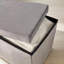 Fabric Upholstered Storage Bench